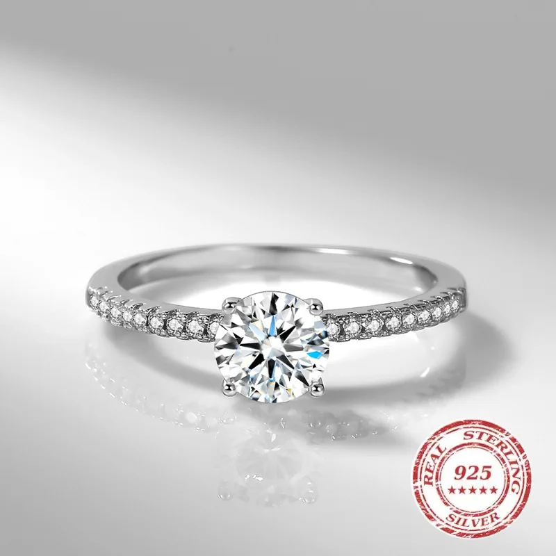 

Цена по прейскуранту завода-изготовителя Настоящее Твердые 925 Серебряное кольцо 8 сердца, стрелы циркониевые Свадебные украшения кольца об...