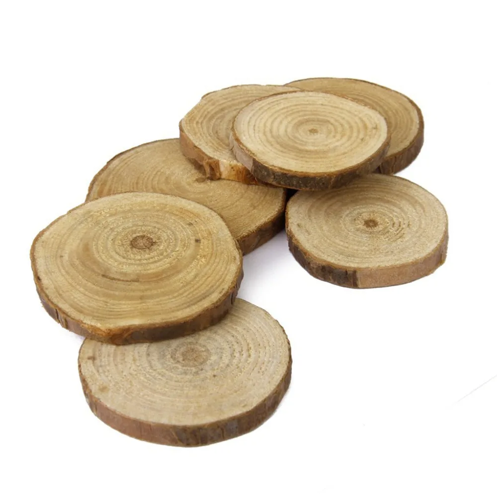 Диски деревянные для рукоделия 20 шт. 4 5 см|Украшения своими руками вечеринки| |