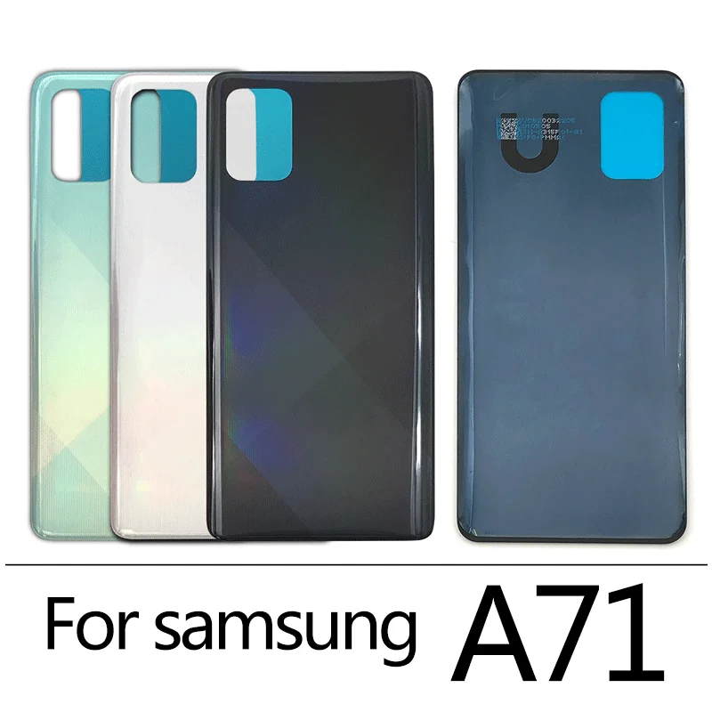 

10pcs For Samsung Galaxy A31 A51 A71 2020 Housing Back Rear Battery Cover Door Case A315 A515 A715 A315F A515F A715F
