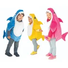 Новое поступление, Детские праздничные костюмы унисекс для Хэллоуина с изображением акулы и животных, 3 цвета