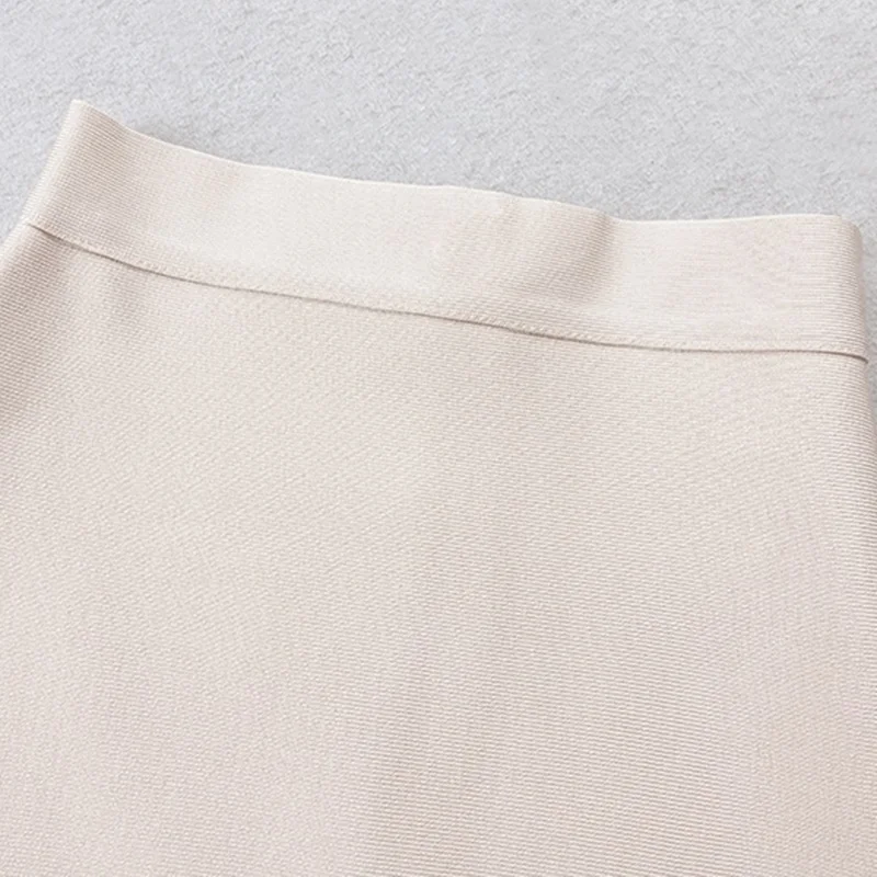 Лидер продаж! Облегающая бандажная юбка VJ009 до колена | Женская одежда