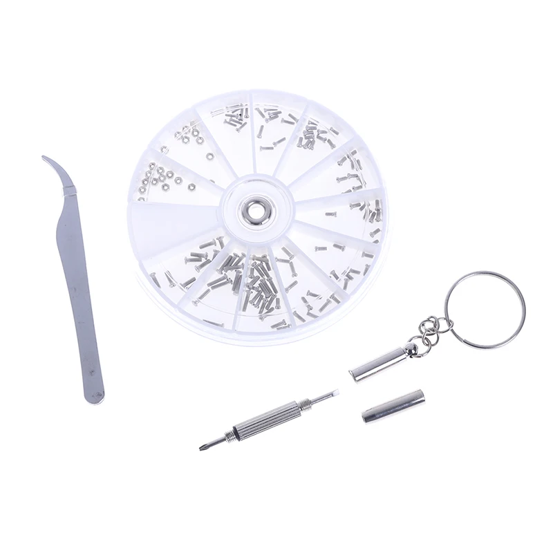 Набор винтов и гаек комплект из 1 коробки для ремонта очков солнцезащитных часов