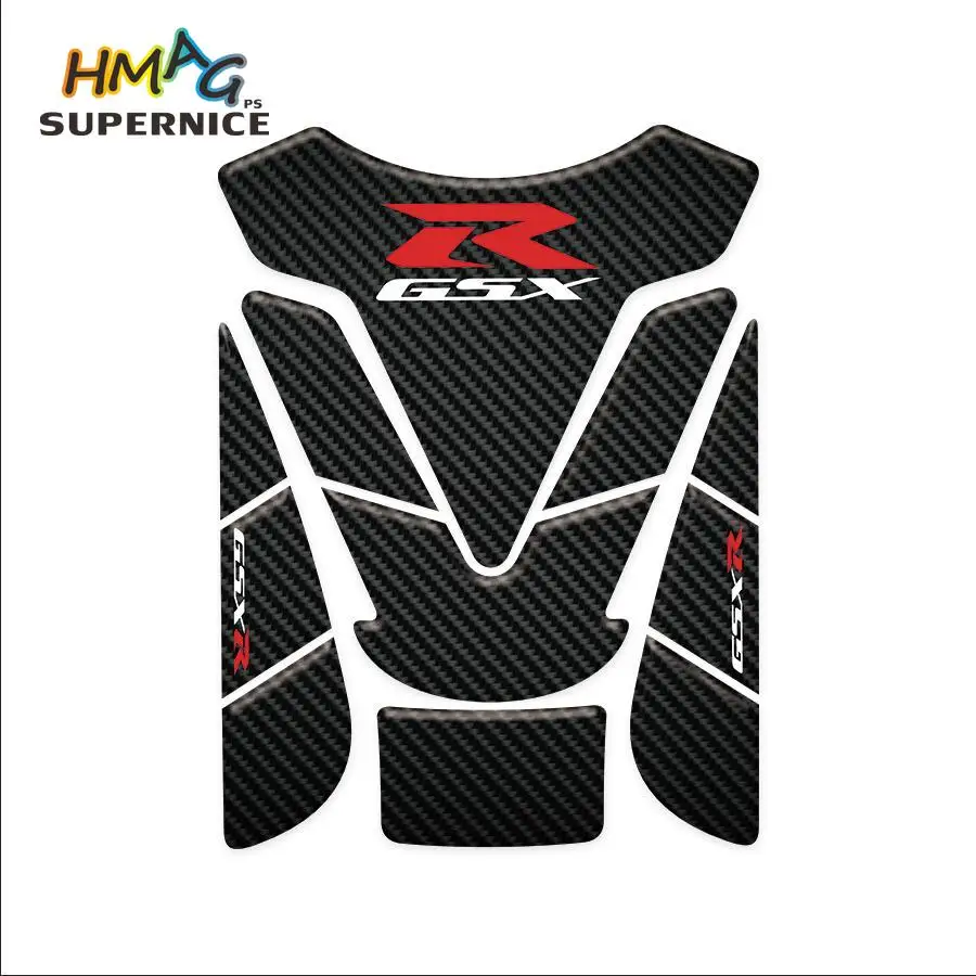 

3D HRC Resin Gel Motorcycle Tank Pad Sticker Decal Emblem for Suzuki GSX SV GSF Bandit DL VL SFV 400 600 650 750 + KeyRing