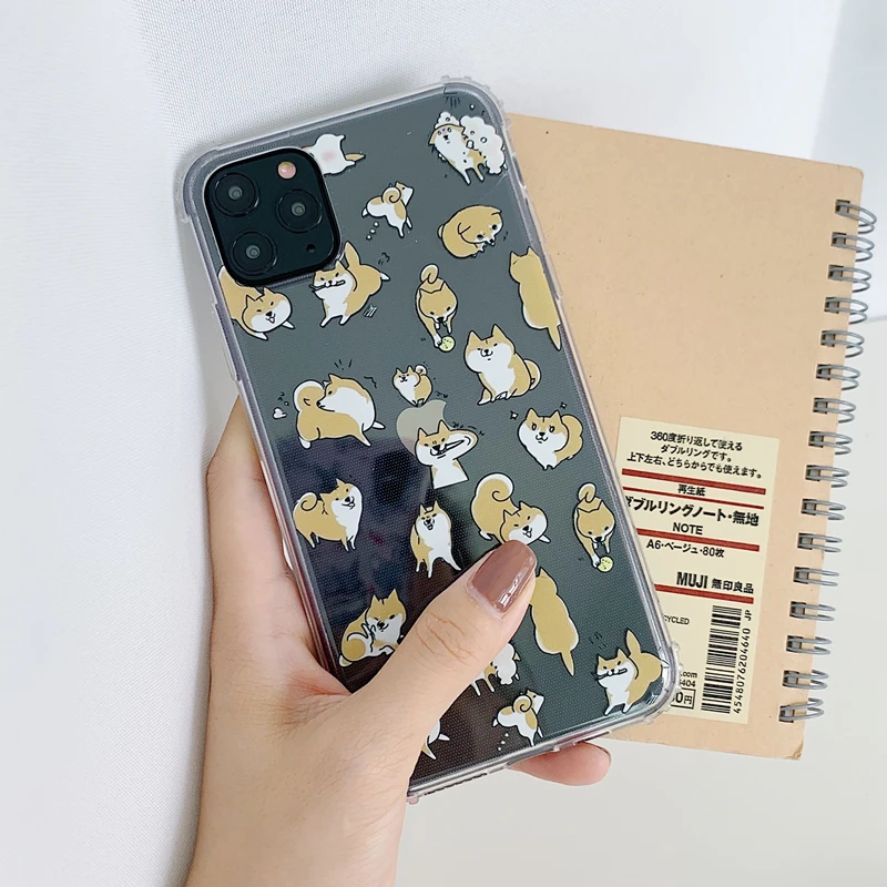 KEXIN Забавный чехол для телефона с собакой корги iPhone 11 Pro XS MAX XR X 7 8 Plus прозрачная