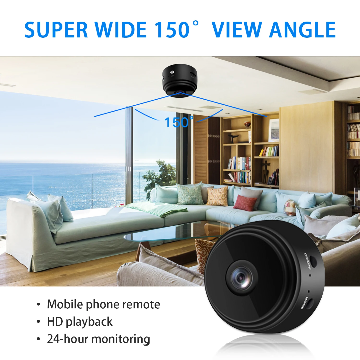 Мини-камера ночного видения IP1080P HD Wi-Fi датчик движения | Электроника