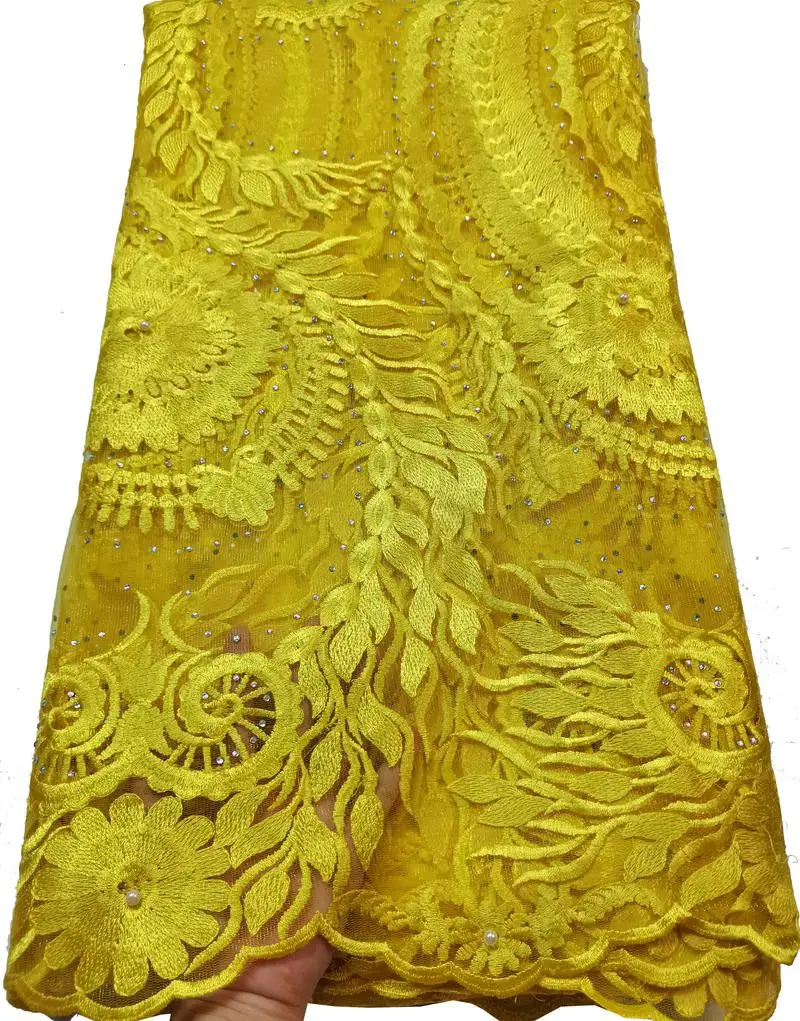 Новейшие африканские кружевные ткани вышитая африканская французская кружевная