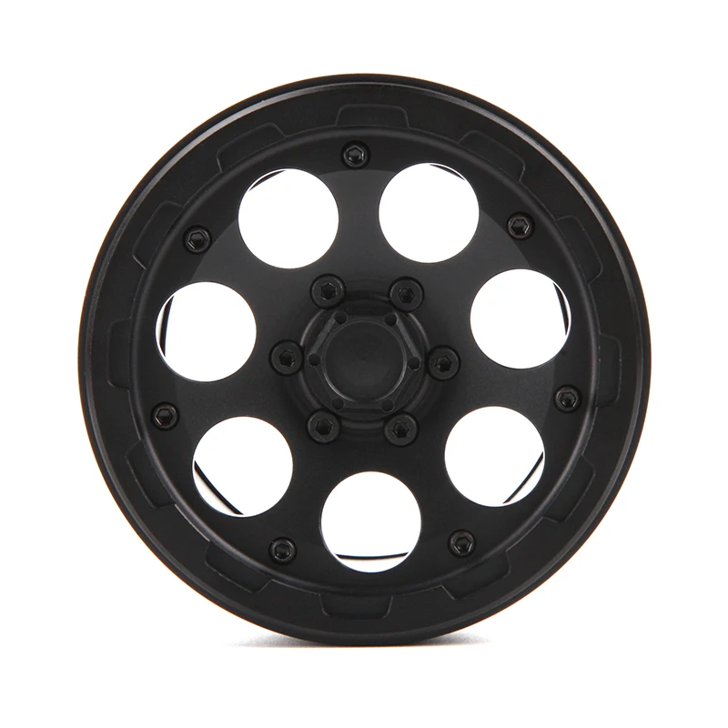 2 шт. ЧПУ металлический сплав дюйма обод колеса Beadlock для 1/10 RC Гусеничный