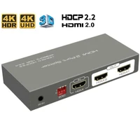 hdmi compatible 2 0 splitter hdr hdcp 2 2 24 port hdmi compatible 2 0 splitter 4k 60hz 1 in 2 out with edid control