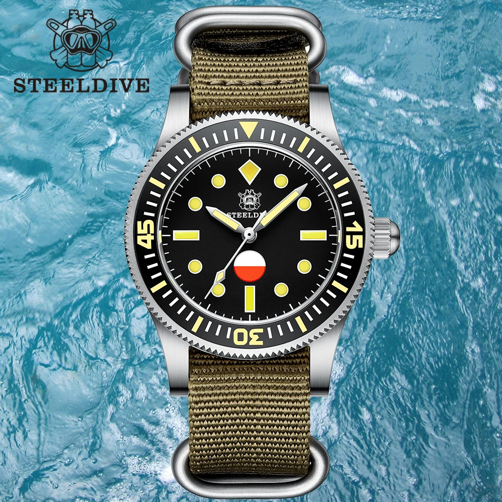 

SD1952T STEELDIVE гигрометром декоративные часы для 300 м Водонепроницаемый Стекло зеленый синий светящийся керамический Безель сапфировое NH35 Для М...