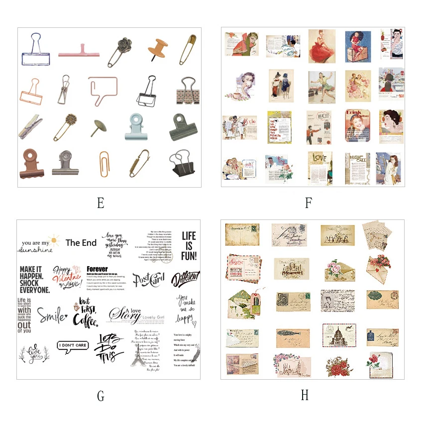 40 детской кавайной наклейки с различными рисунками и цифрами розы стикер для