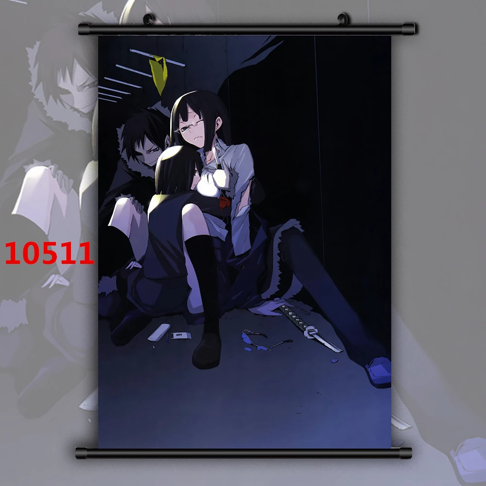 WTQ холст живопись аниме постеры DURARARA! Izaya Shizuo Celty Anri Аниме Манга Декор настенное
