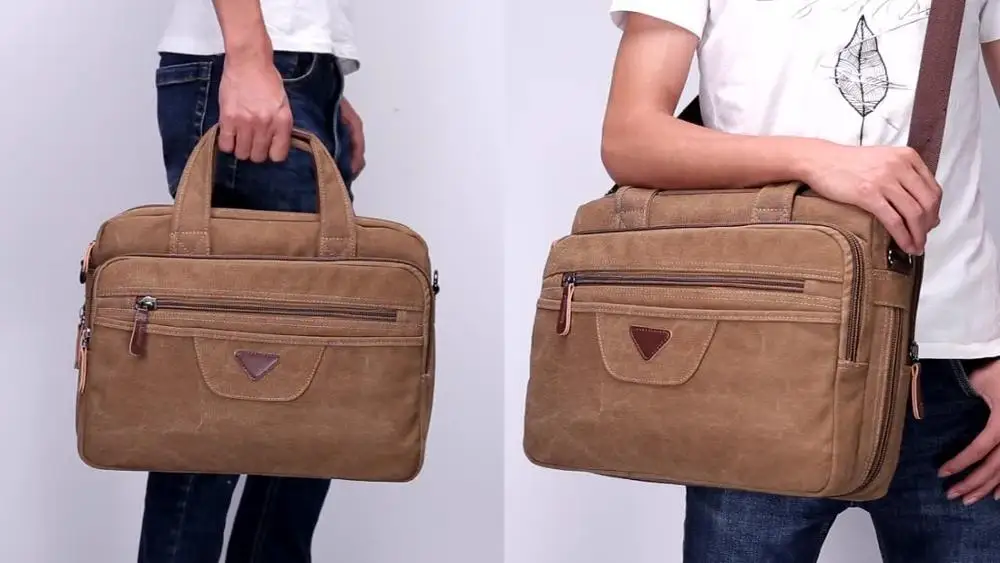 Холщовая сумка для ноутбука 17 3 дюйма многофункциональная горизонтальная