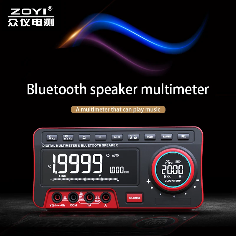 Настольный Bluetooth-мультиметр ZOYI ZT-5566 цифровой вольтметр 19999 отсчетов