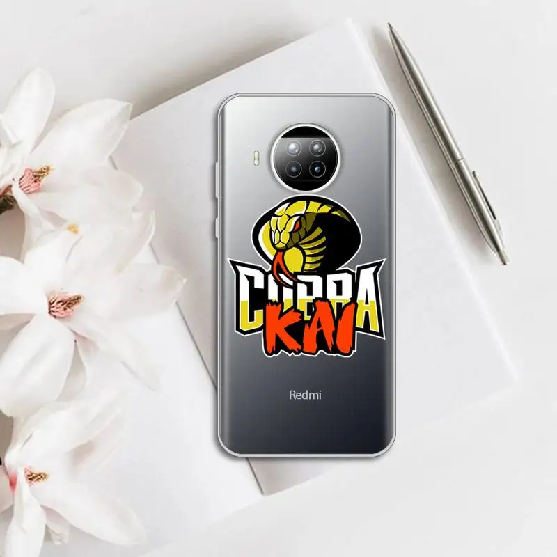 

cobra kai snake 2 Phone Case Transparent for Xiaomi mi Redmi note 10 t 8 9 pro lite 11 Samsung S 8 9 10 20 plus ultra