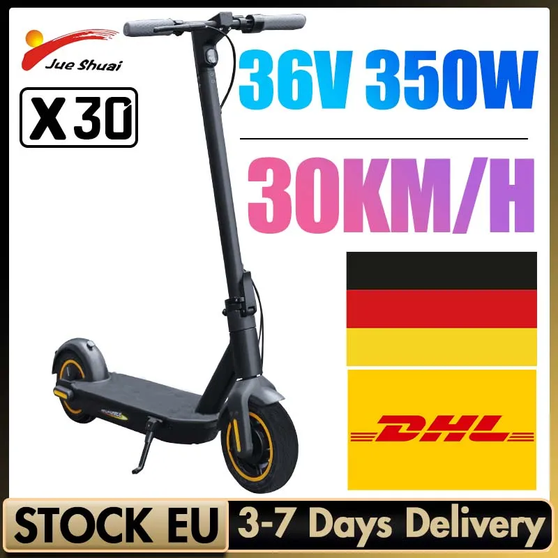 

EU STOCK MAX X30 Electric Kick Scooter 36V 15A Lithium Battery Folding E Scooter 36V 350W Electric Scooter Patinete Élétrico