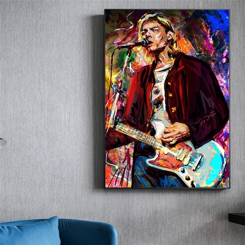Рисунок на холсте с изображением певицы и певицы, постер с рисунком граффити, домашний декор для гостиной