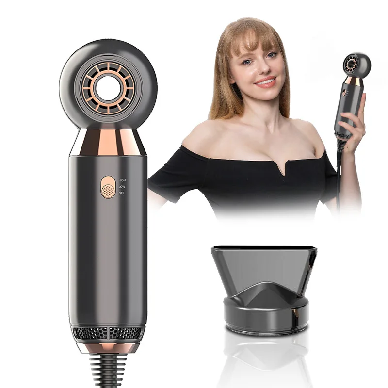 

Professional Mini Hair Dryer Care Leafless Hair Blow Dryer 360° Magnetic Nozzle Portable Travel Hairdryer Fast Drying Machine