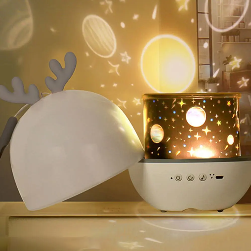 

Baby Night Light Projector Star Projector Galaxy Starry Sky Lights 360 Rotation Funny Gift For Kids For Home Bedroom