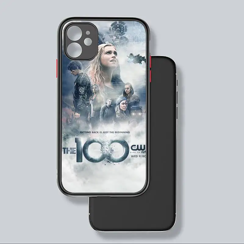 

The 100 Lexa TV Show Phone Case black matte transparent For iPhone 7 8 x xs xr 11 12 pro plus mini max Clear Funda