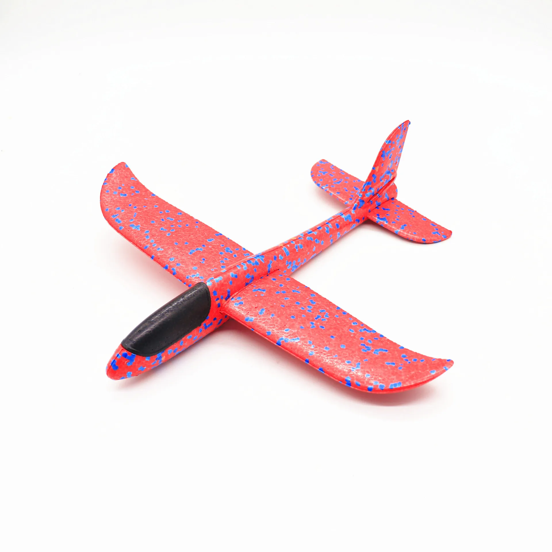 35cm Red Планер самолеты ручной бросок Летающий DIY светодиодный мигающий самолет модель самолета Пена аэроплан вечерние игрушки для детей подарок для детей - Цвет: 35cm Red