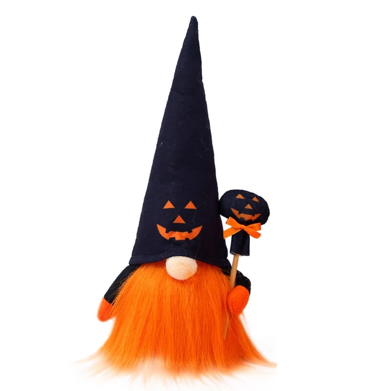 

Witch Hat Shapes Decor Glowing Ghost Hat Colored Lights Halloween Hanging Decor for Garden Outdoor Indoor Yard Party