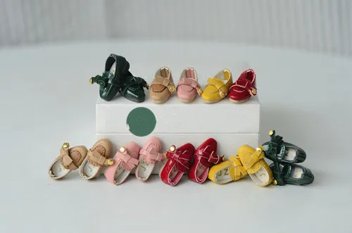 Новый [2 см кожаных ботинок] ob11 туфли в ретро-стиле obitsu11 (подходит для cu-poche 1/12