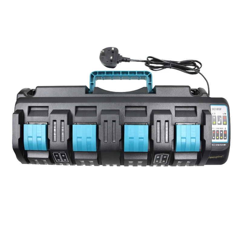 Для Makita DC18SF BL1430 BL1830 14 4 V 18V ионно-литиевая Зарядное устройство Rapid Optimum 4-Порты и