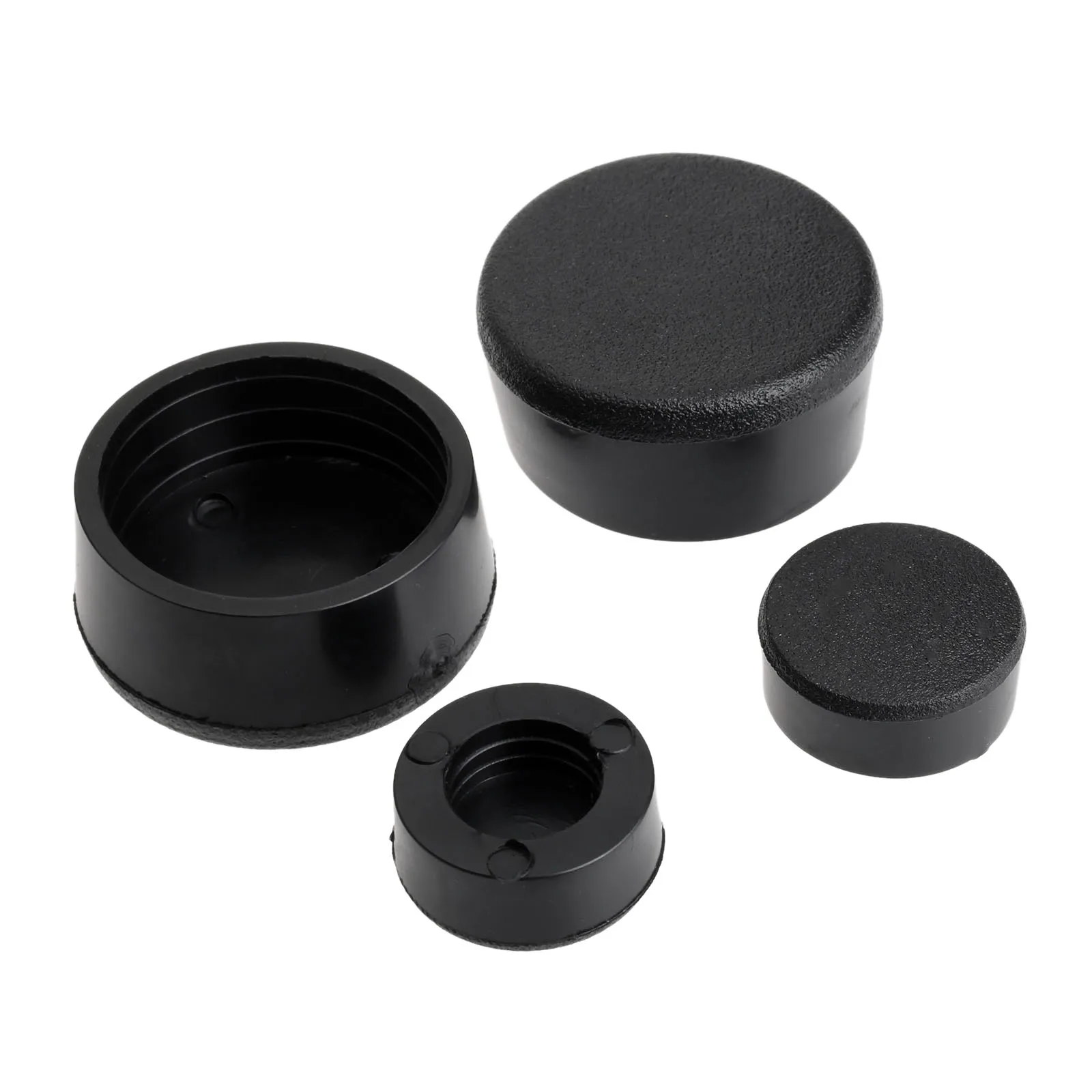 4 шт. мотоцикл черная резиновая рама вилки для Yamaha YZF R6 2006 2007 рамка пробки