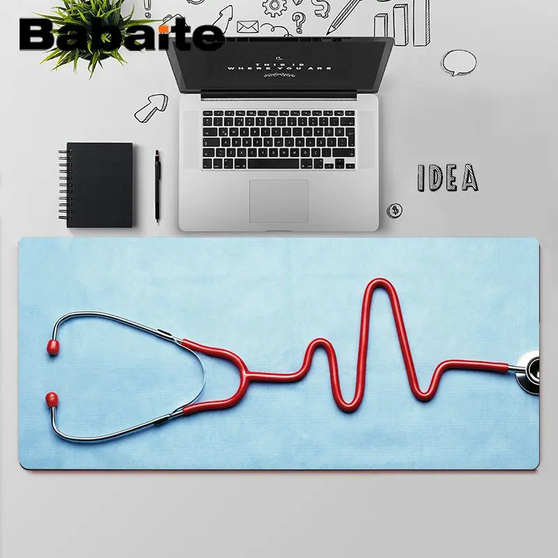 

Babaite Top Quality Cute Cartoon Doctor Comfort Mouse Mat Gaming Mousepad Free Shipping Large Mouse Pad Keyboards Mat