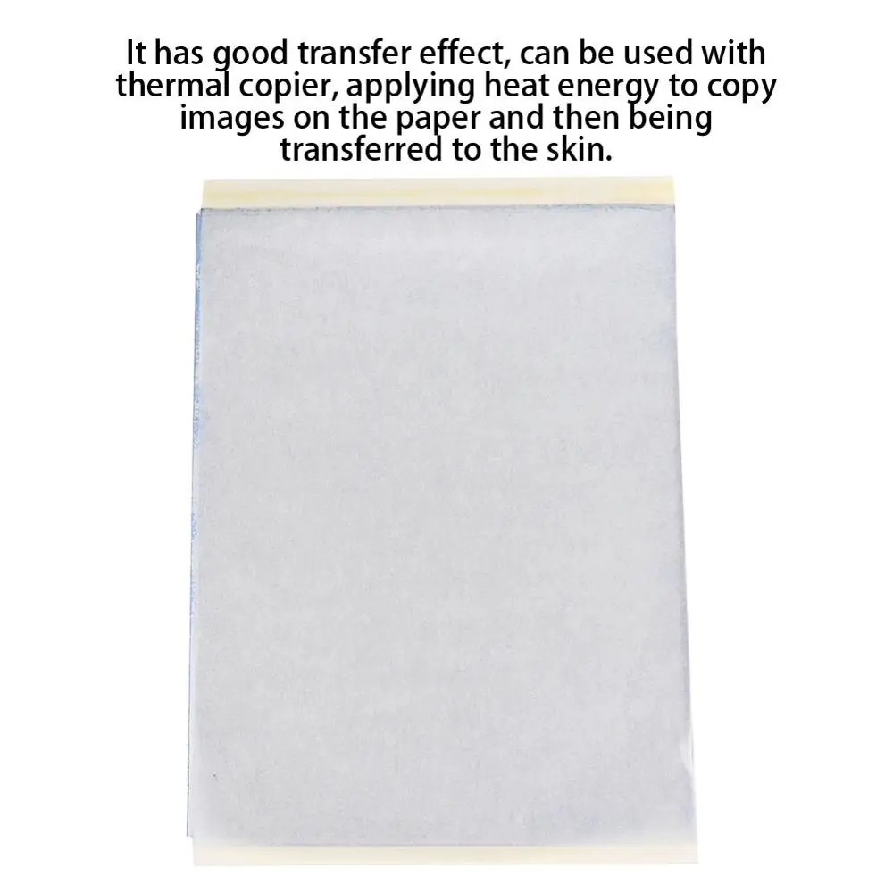 

Temporary Tattoo Special Thermal Transfer Paper Mold Manual Drawing Template Tattoo Body Art Design A4 Trans Paper 100Sheets/Box