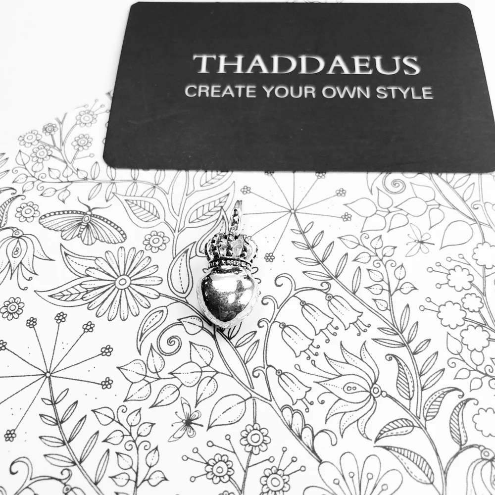 Благородный Шарм подвеска в виде короны и сердца. Элегантное ожерелье из