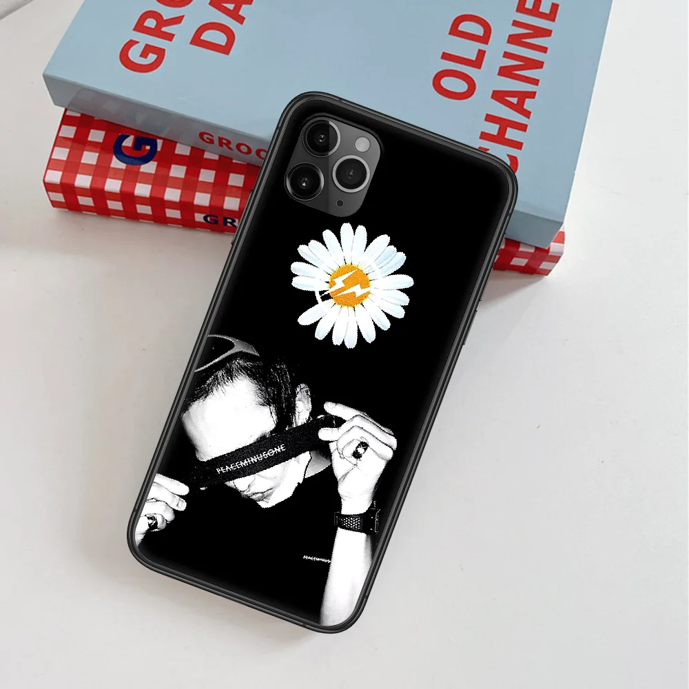 

PEACEMINUSONE GD Flower Art Phone Case For IPhone 4 4s 5 5S SE 5C 6 6S 7 8 Plus X XS XR 11 12 Mini Pro Max 2020 black Cover Tpu