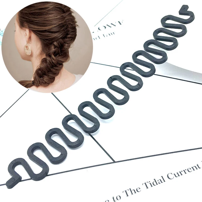 Женский французский инструмент для плетения волос Плетеный ролик укладки