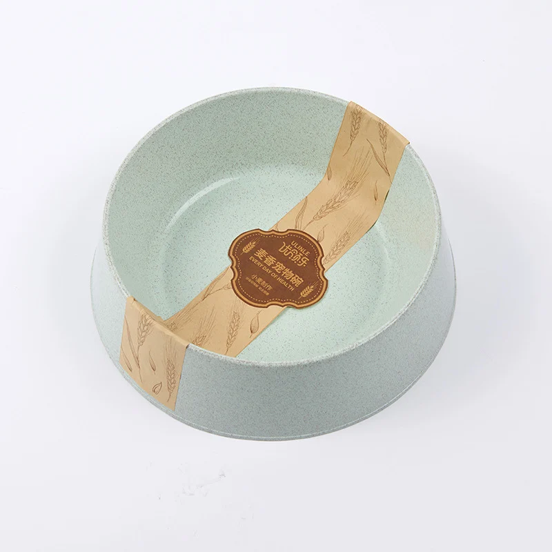 Small and Medium Dog Food Grade Wheat Straw Pet Bowl Environmental Protection Feeding Feeder Cat | Дом и сад