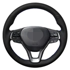 Сшитая вручную черная искусственная кожа для Honda Accord 10 чехол рулевого колеса автомобиля 2018 Insight 2019, 2019