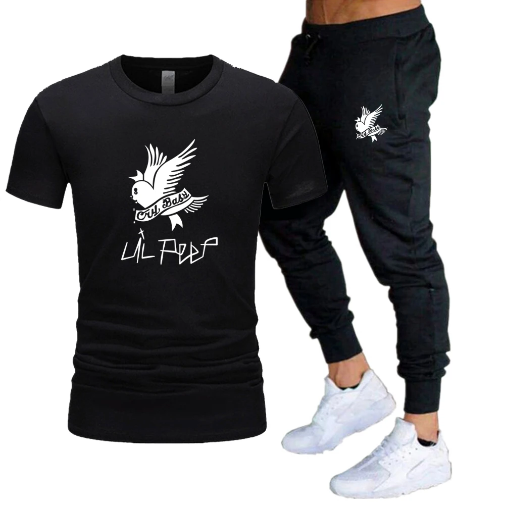 Футболка оверсайз из хлопка Love Lil.Peep Cry Baby летние брюки уличная одежда на заказ