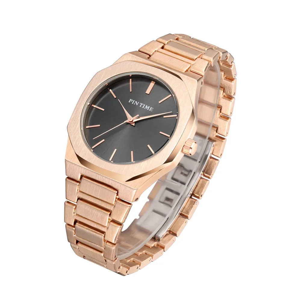 Золотые серебряные роскошные часы AAA Мужские дизайнерские из нержавеющей стали