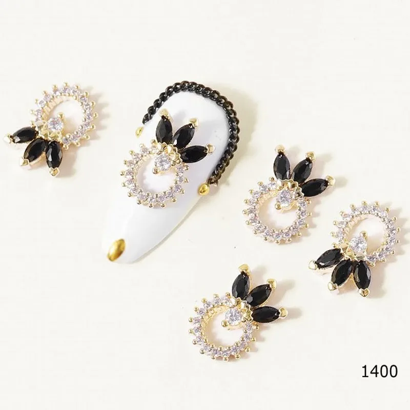 3 шт./компл. ногтя украшения из сплава с Стразы Жемчуг С кристалалми и стразами