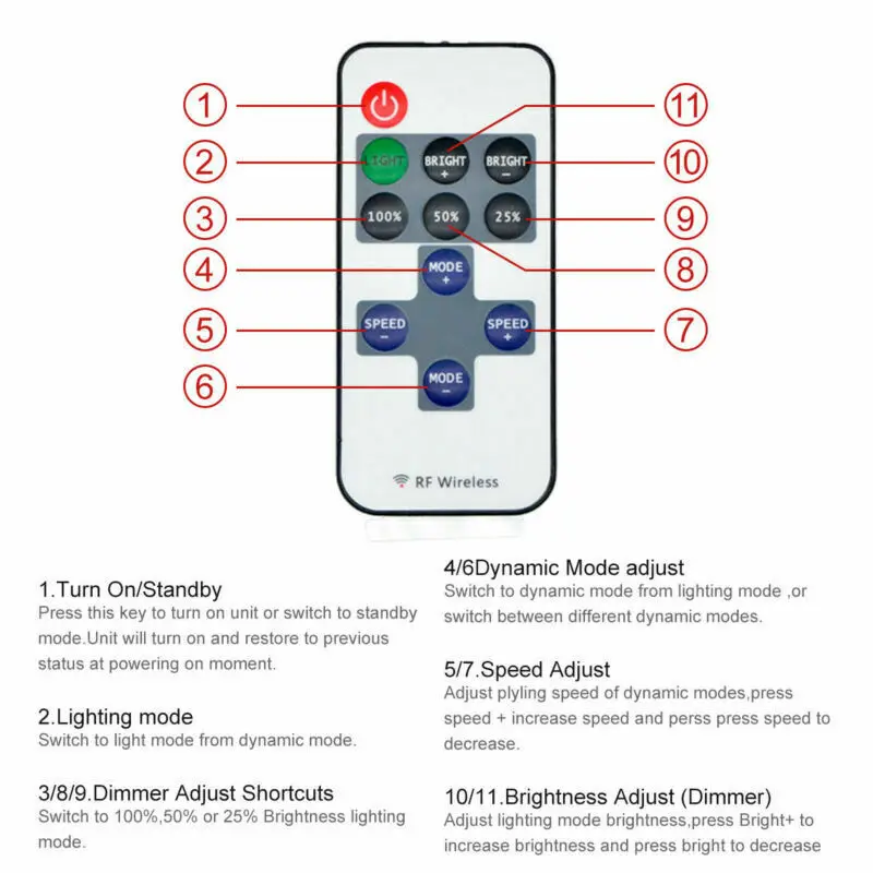 

4X 12V Interior LED Spot Lights Car Reading Light Remote Control Switch Warm For Caravan RV Camper