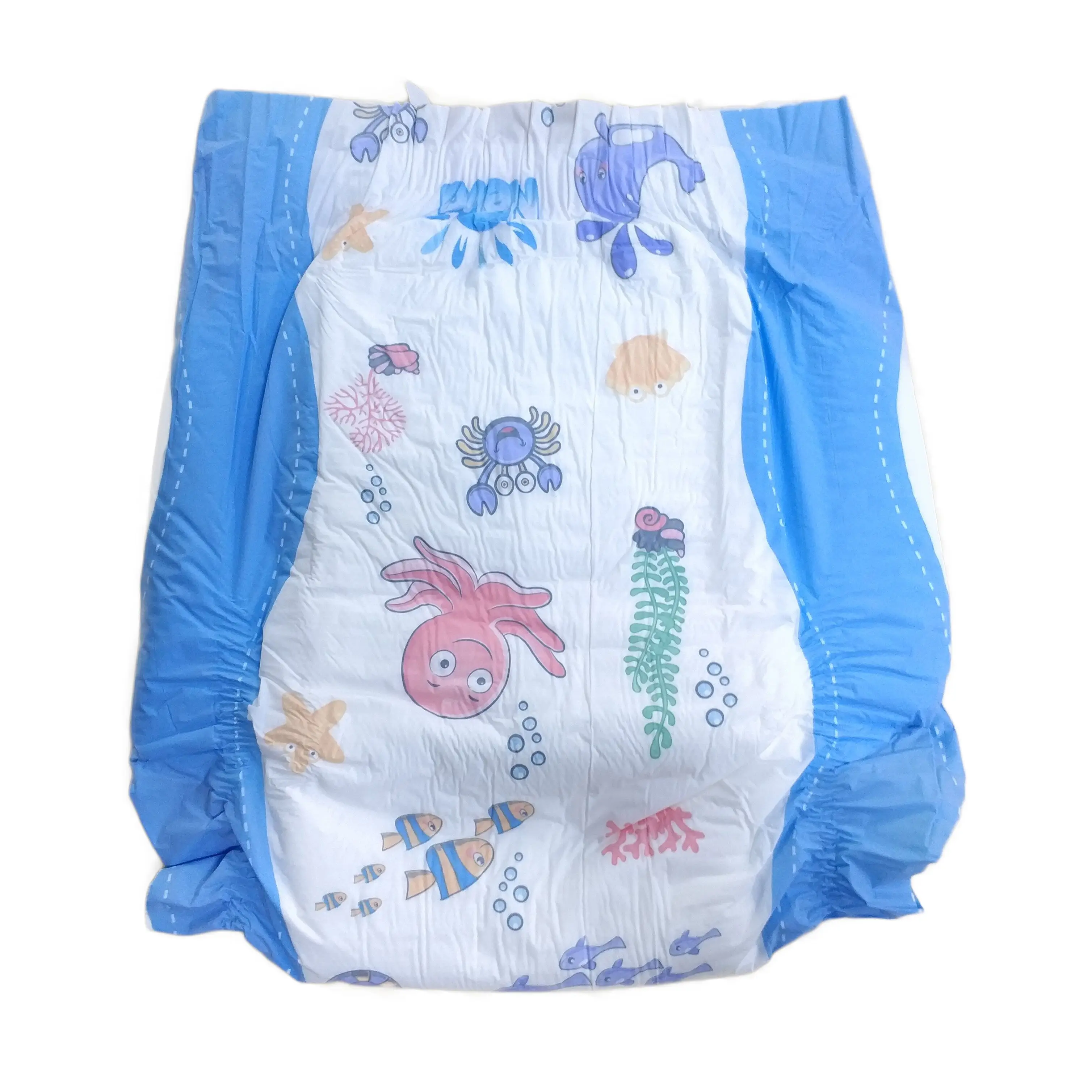 ABDL подгузники для взрослых супер мягкие океан печати и чистый белый пеленки