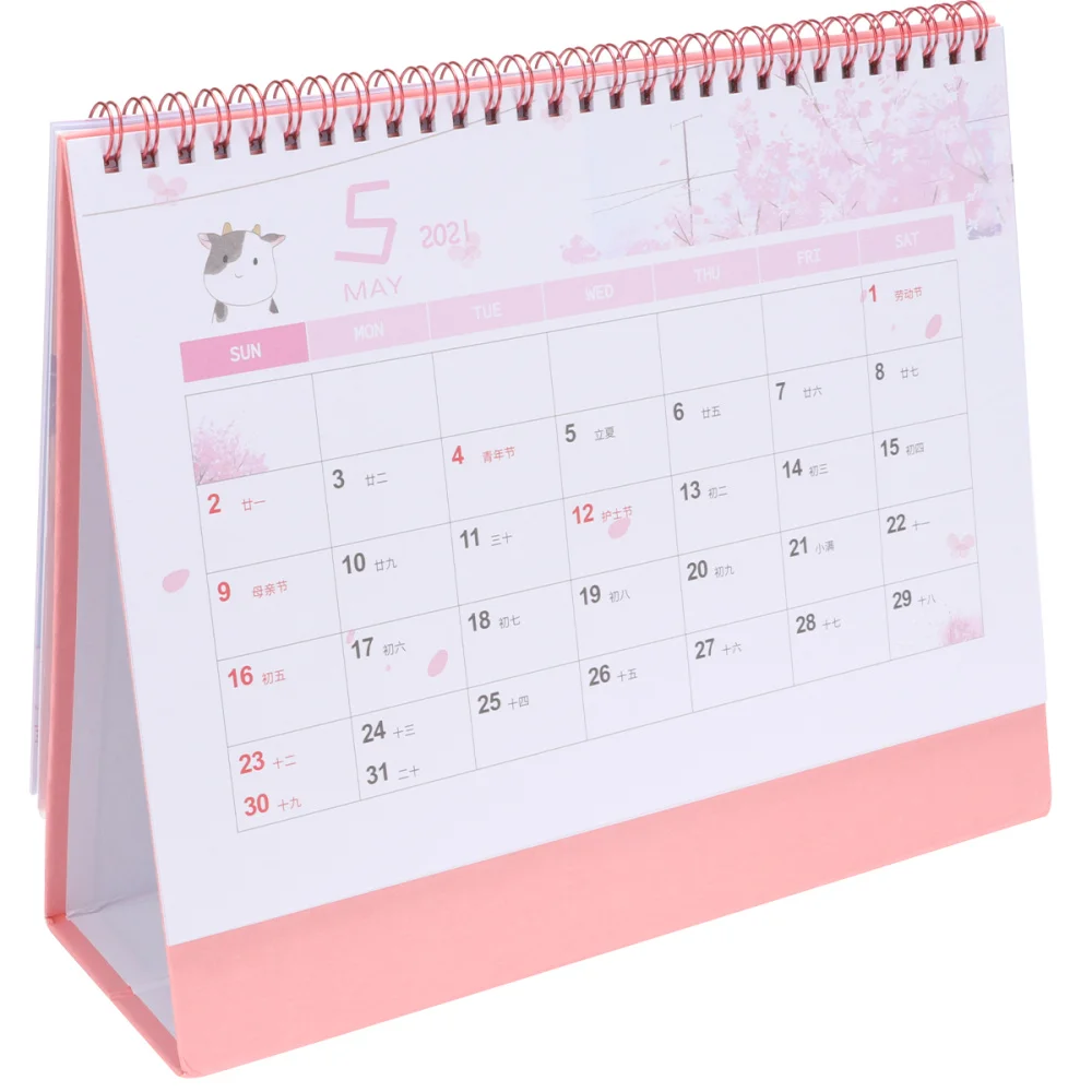

1 Set Desk Calendar 2021 Calendar Tabletop Calendar Creative Calendar Notepad