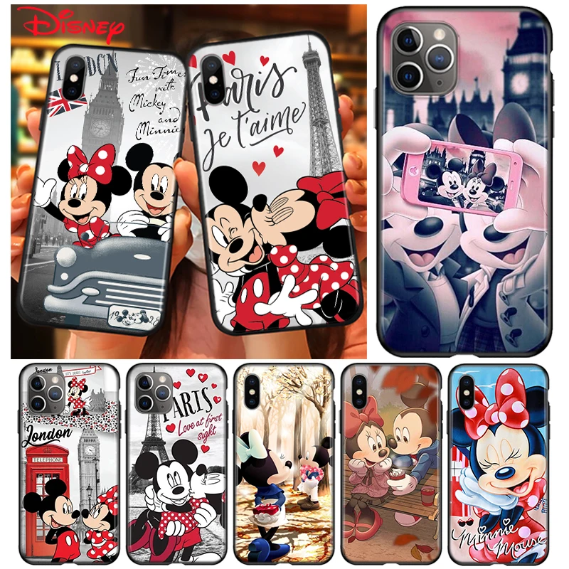 

Silicone Black Cover Mickey Minne Have Fun For Apple IPhone 12 Mini 11 Pro XS MAX XR X 8 7 6S 6 Plus 5S SE Phone Case