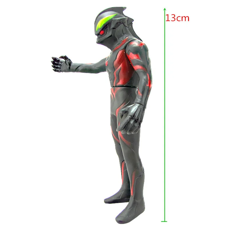 13 см UItraman подвижные Мягкие Гелевые игрушки для детей Belial Ginga Tiga Mebius Zero UltraSeven