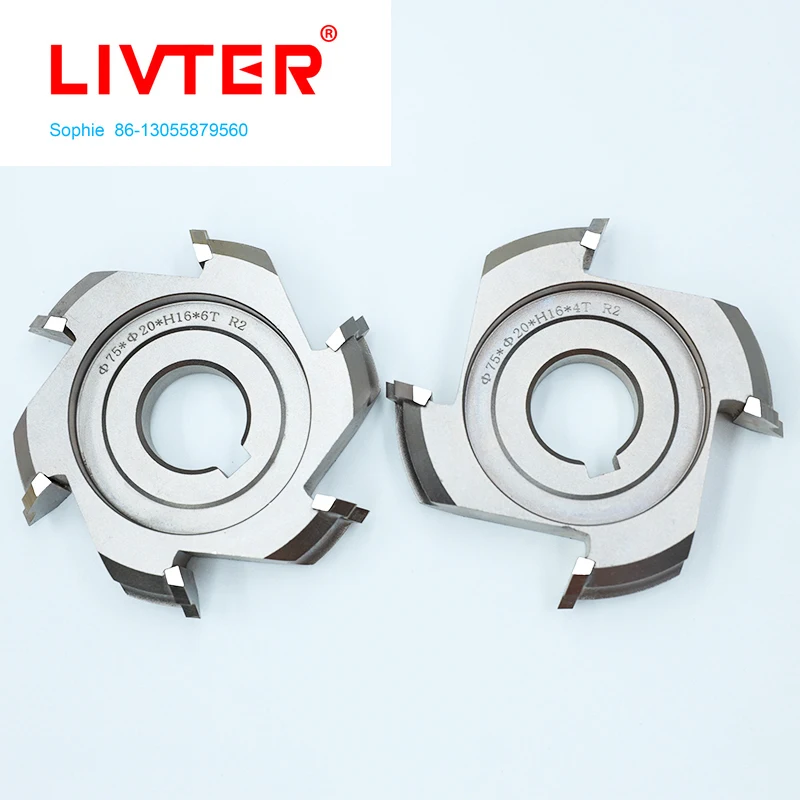 

1 Pair 2pcs Fine Trimming Cutter Finishing Knife for Nanxing Edge Banding Machine Woodworking Machinery Accessories 75x20xH16