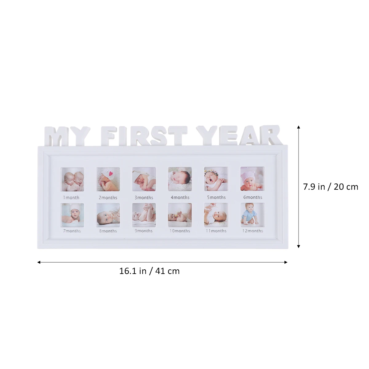 Уникальный стиль My First Year Photo Moments Baby Keepsake рамка фотоколлаж держит фотографии