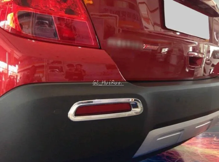 Хром задний противотуманный фонарь лампа крышка Накладка для Chevrolet TRAX трекер 2013