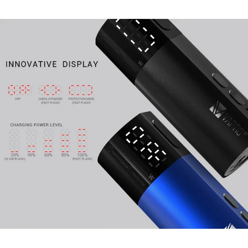 Оригинальный комплект электронной сигареты Vaptio VEX100 100 Вт мод VEX коробка с баком 8