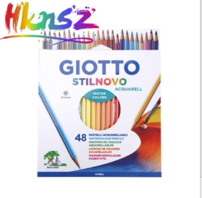 

Итальянский карандаш Giotto, 48 цветов, водорастворимый, профессиональный художественный карандаш, акварельный карандаш для начинающих, товар...