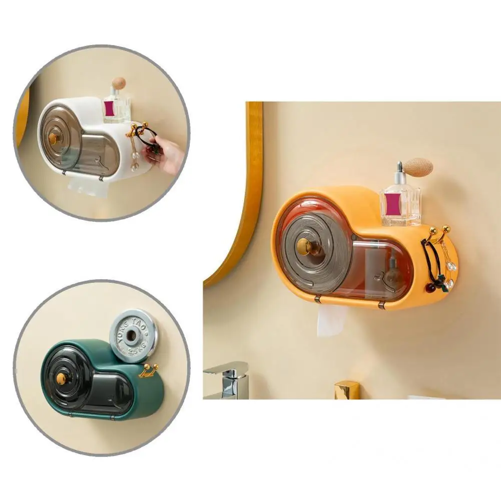 Прочная Коробка для бумажных салфеток клейкий держатель туалетной бумаги с