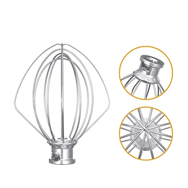 2 Упаковка нержавеющая сталь проволочный хлыст Миксер Для Kitchenaid K45WW мука торт
